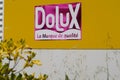 Dolux logo text and sign brand in store bedding mattresses and box springs