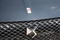 DS french car new modern face with logo brand and text sign on hood