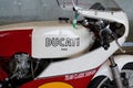 Ducati retro 450 race motorbike vintage cafe racer style racing team classic servizio