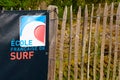 Ecole francaise de surf french surf school logo text and brand sign