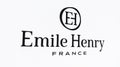 Emile Henry logo sign and brand text front of shop of pots pans and kitchen premium