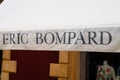 Eric bompard logo sign of shop French House of Kashmir store Royalty Free Stock Photo