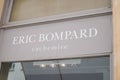 Eric bompard logo and text sign front of store French House of Kashmir shop Royalty Free Stock Photo