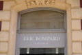 Eric bompard text sign and logo brand door entrance of luxury store French House Royalty Free Stock Photo