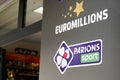 Bordeaux , Aquitaine / France - 07 25 2020 : euromillions and parions sport french sign text logo of loto euro millions of fdj la