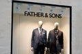 Father & Sons logo text and sign brand boutique clothes luxury fashion for men