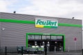 Feu vert logo and text sign front of station Automotive Repair car garage and Spare