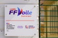 Ffv ff voile French sailing federation brand logo with point location rental sail boat