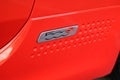 Bordeaux , Aquitaine / France - 11 19 2019 : Fiat 500e electric detail side logo sign 500 vehicle car