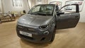 Fiat 500e Electric vehicle 500 car vehicle in dealership show cars