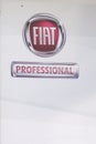 Fiat Professional sign logo and text front of shop car van truck dealership store