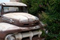 Ford f-2 truck rusty ancient old model front vintage car Royalty Free Stock Photo