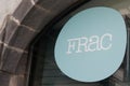 Frac logo sign means text Fonds rÃÂ©gional d`art contemporain in french Public