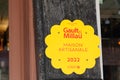 Gault & Millau maison artisanale logo brand and text sign of influential French