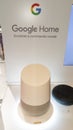 Google Home and Logo sign on Display commercial brand inside Store
