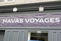 Bordeaux , Aquitaine / France - 01 15 2020 : Havas voyages sign travel agency front boutique logo store office shop
