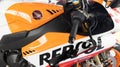 Honda cbr 1000rr r fireblade logo sign and brand text on tank fuel motorbike from