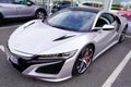 Bordeaux , Aquitaine / France - 10 27 2019 : Honda NSX gray parked in dealership