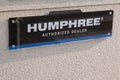 Humphree logo brand and text sign authorized dealer hydrodynamic marine