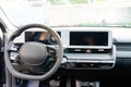 Hyundai ioniq 5 car interior dashboard screen board vehicle electric Royalty Free Stock Photo