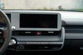 Hyundai ioniq 5 ev car modern interior dashboard screen board tablet vehicle electric
