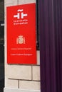 instituto cervantes Cervantes Instute entrance of official Spanish Cultural Center in