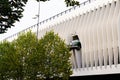 Bordeaux , Aquitaine / France - 10 02 2019 : Jaguar old car accident in the wall of the victor hugo parking lot of Bordeaux city