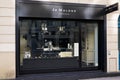 Jo Malone London sign text and logo front of street boutique shop facade