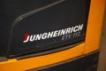 Jungheinrich text sign and logo brand German company of material handling equipment