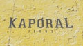 Kaporal shop jeans logo on sign store wall French fashion brand for women Royalty Free Stock Photo