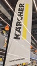 Karcher sign and text logo flag store brand shop and service center