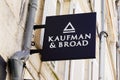 Kaufman & Broad office sign logo and brand text American homebuilding company KB Home Royalty Free Stock Photo