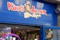 King Jouet boutique game and child toy store logo sign kids children baby toys brand