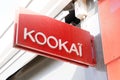 Kookai store text logo French clothing brand boutique fashion KookaÃ¯ label sign