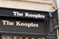 Bordeaux , Aquitaine / France - 05 16 2020 : The Kooples sign brand Fashion Showcase Casual Wear Paris logo store shop