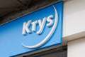 Bordeaux , Aquitaine / France - 02 20 2020 : krys Optic logo shop brand sign store Optician glasses