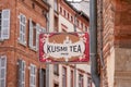 Kusmi Tea paris logo sign and logo text of store brand of hotdrink tea beverage Royalty Free Stock Photo