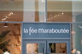 la fee maraboutee brand logo and sign text on facade entrance fashion store