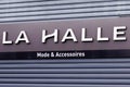 Bordeaux , Aquitaine / France - 10 30 2019 : La halle fashion family shop logo clothing sign store french brand company