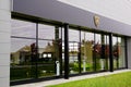 Bordeaux , Aquitaine / France - 11 18 2019 : Lamborghini dealership car store showroom sign logo automobile supercar shop
