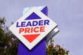 Bordeaux , Aquitaine / France - 10 28 2019 : Leader Price sign shop logo hard discounter french store