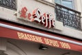 leffe Belgian beer sign brand and text logo entrance facade cafe wall bar restaurant