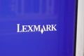 Lexmark logo and sign of brand innovative imaging solutions and technologies to help