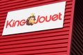 Bordeaux , Aquitaine / France - 10 23 2019 : logo king jouet french shop Game and child toy store sign