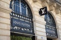 Louis Vuitton logo brand store and sign facade text shop on entrance boutique Luxury