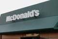 Bordeaux , Aquitaine / France - 12 04 2019 : Mac Donalds logo sign store brand fast food signage restaurant