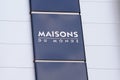 Maisons du monde logo sign text front of store home decoration chain brand