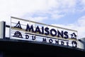 Maisons du monde logo and text sign front of store french decoration chain brand shop