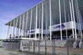 Bordeaux , Aquitaine / France - 10 25 2019 : Matmut Atlantique stadium outdoor entrance in Bordeaux