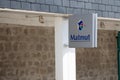 Matmut logo brand chain and text sign front wall facade office store building shop